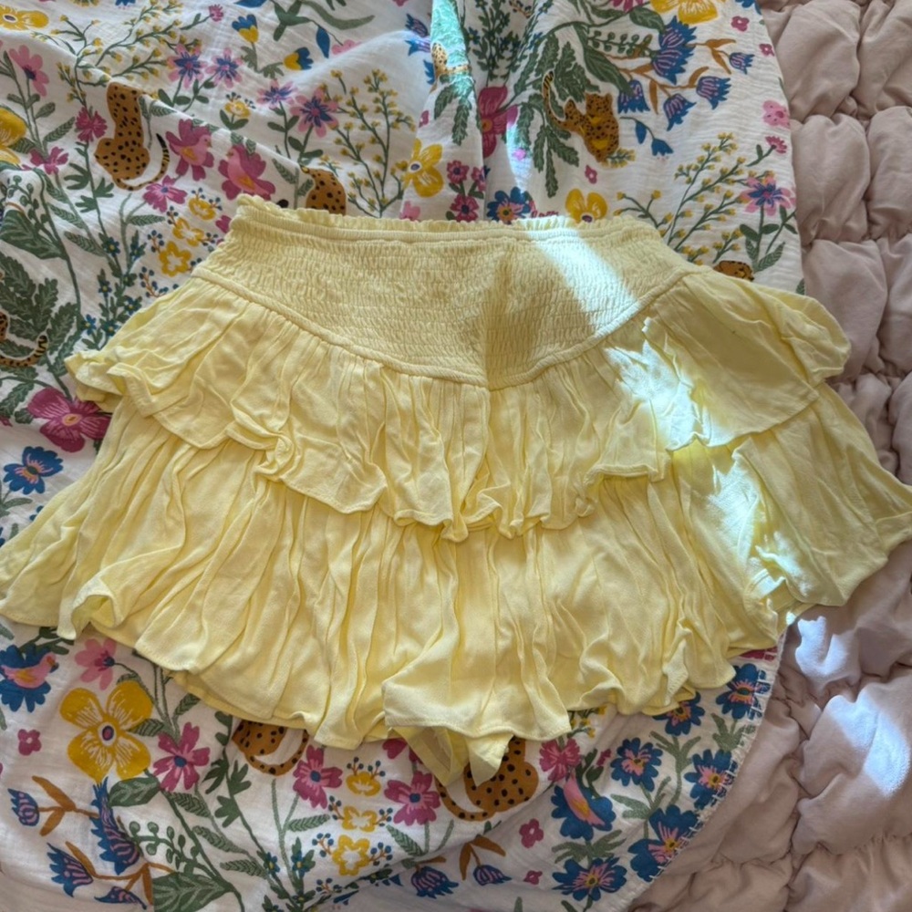 Butter Yellow Rock n Rags Skort